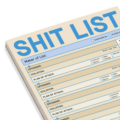 Shit List Pad (Pastel Version)