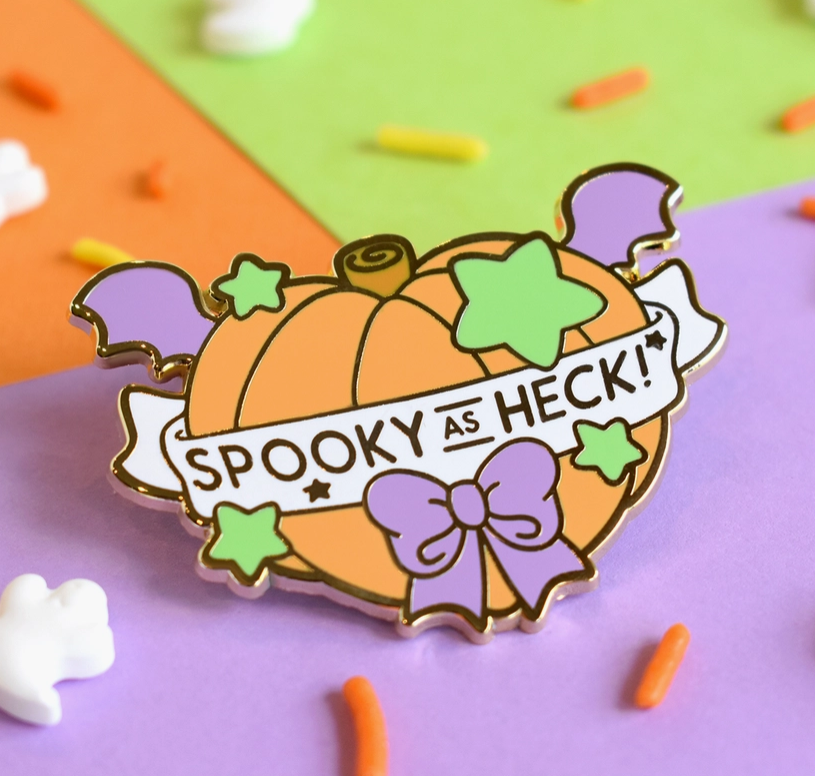 Enamel Pins: Spooky as Heck