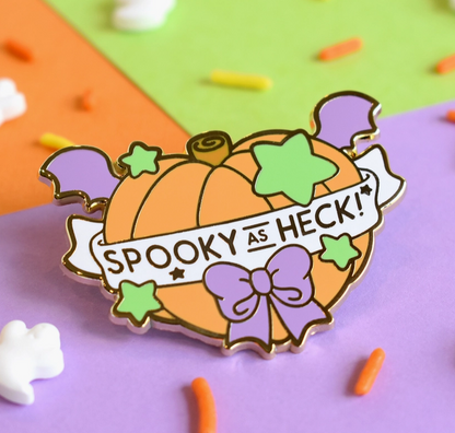Enamel Pins: Spooky as Heck