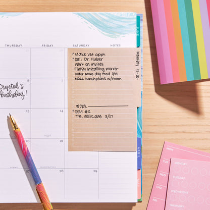 Tabbed Sticky Notes Booklet