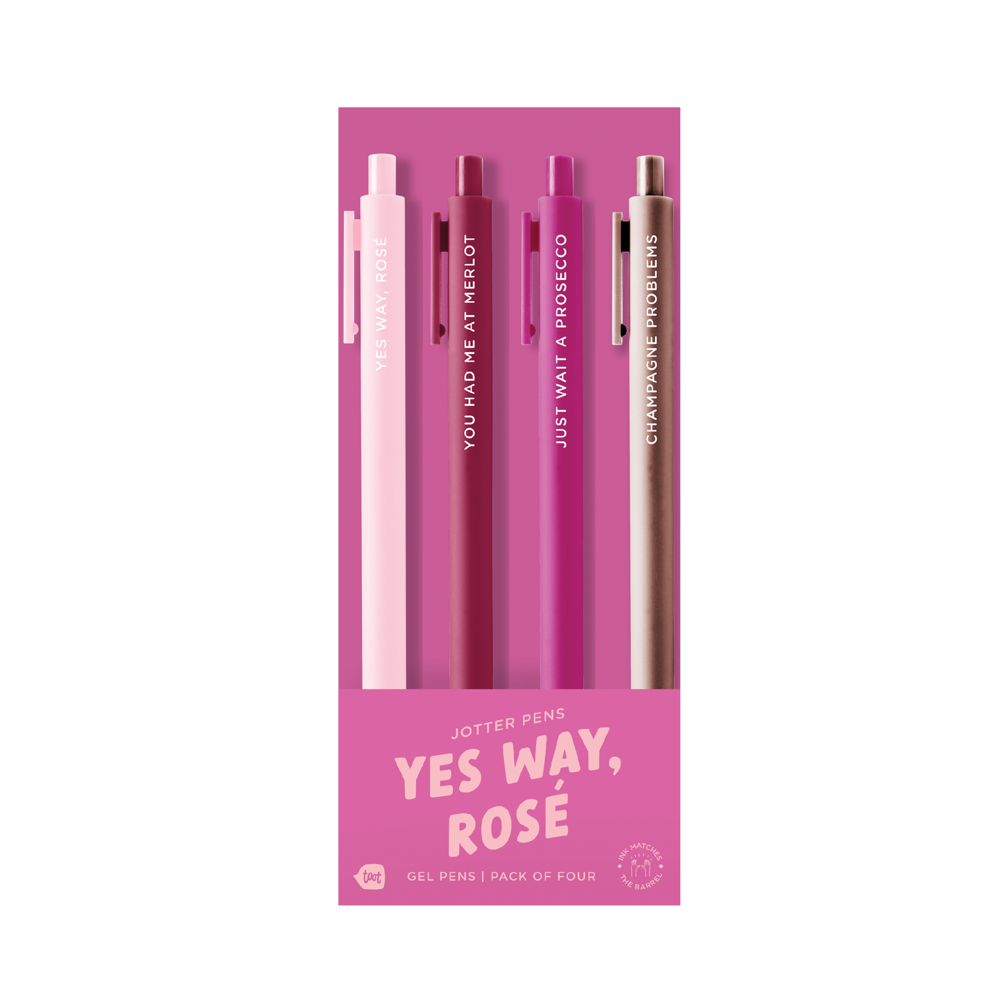 Yes Way Rosé Pen Set