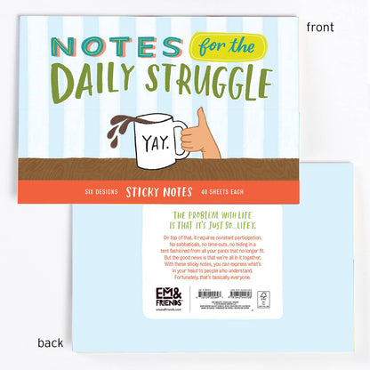 Daily Struggle Sticky Note Packet