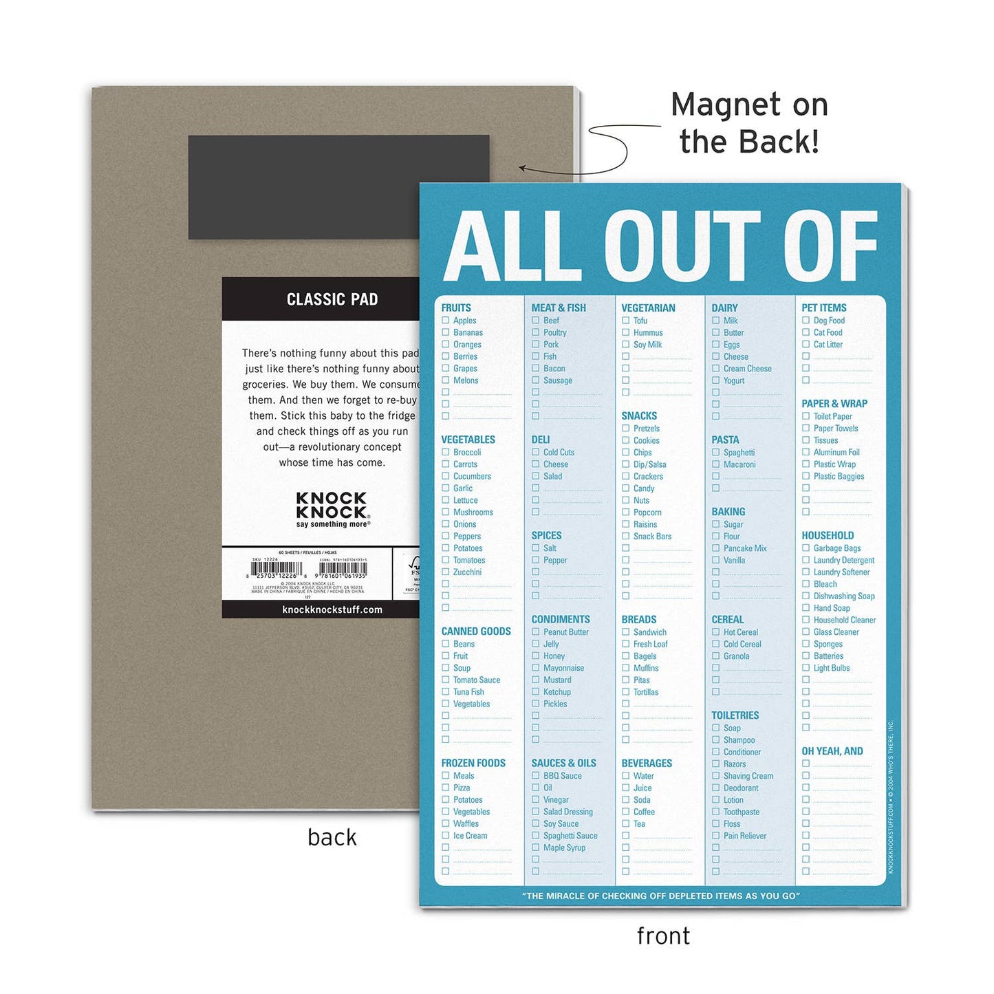 All Out Of Pad® with Magnet (Blue / Original)