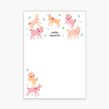 Goats Notepad – Funny Goat-Themed To-Do List | 6" x 4" | 50 Sheets by Party of One