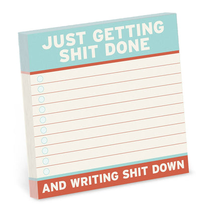 Getting Shit Done Large Sticky Notes (4 x 4-inches)