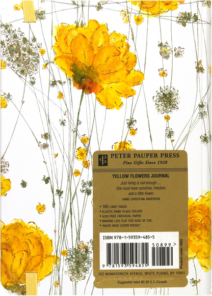 Yellow Flowers Journal