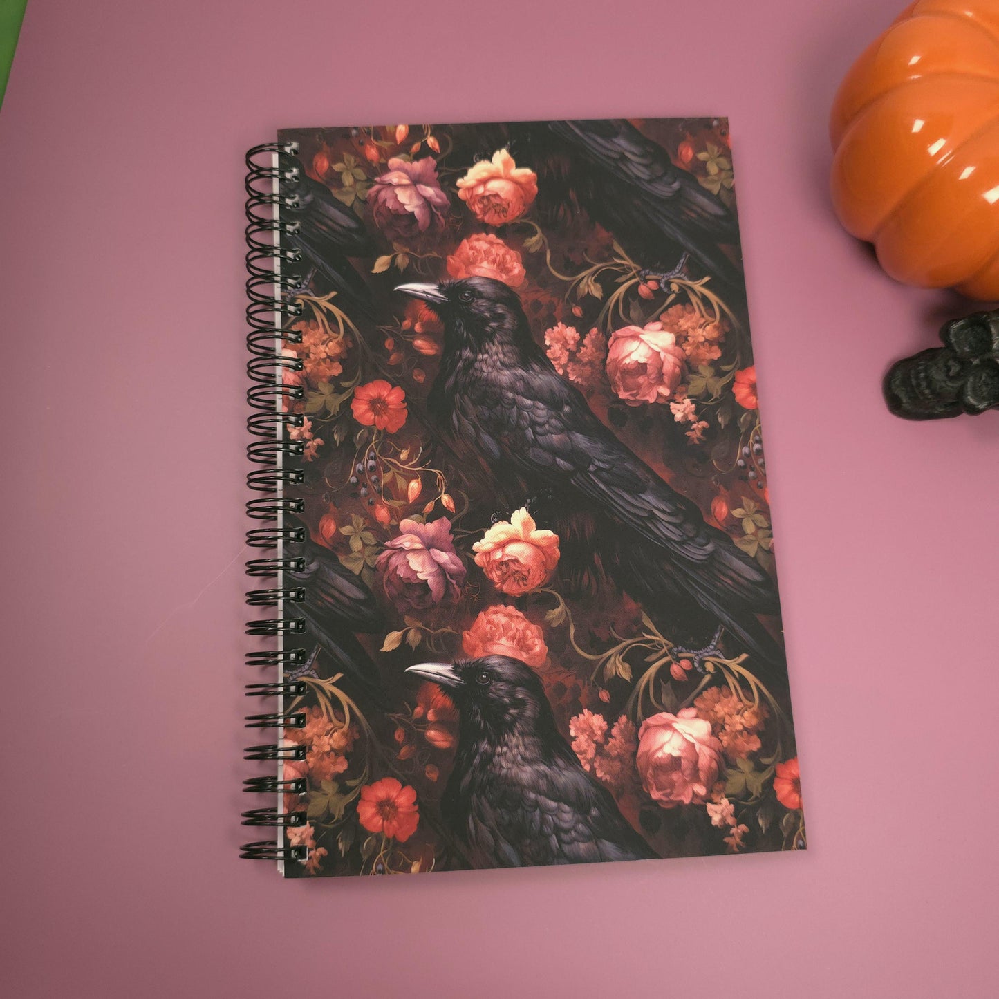 Halloween Gift Set For Her Spooky Notebook, Snarky Pen Set & Enamel Pin | Halloween Stationery Gift for  Spooky Besties