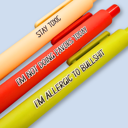 Stay Toxic — Snarky Pen Set