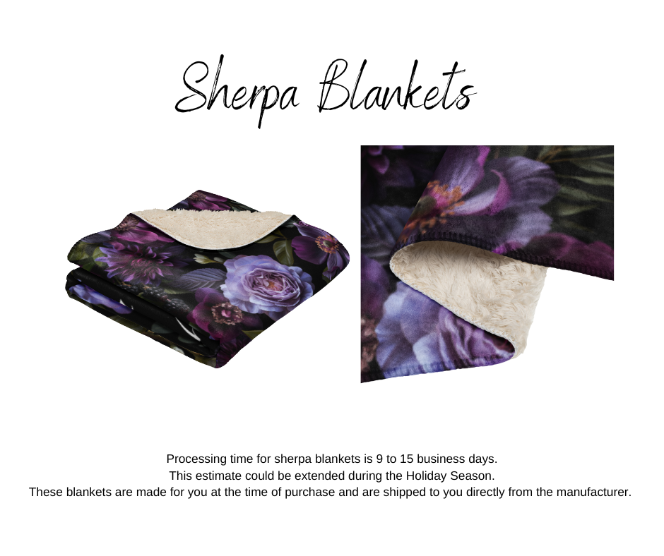 Snuggled Up Reader Sherpa Blanket - Cozy Blanket - Gift for Reader