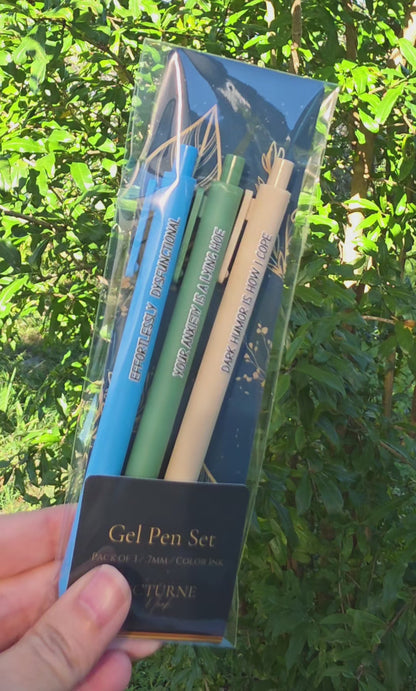Your Anxiety is a Lying Hoe – Snarky Pen Set for the Anxiously Fabulous