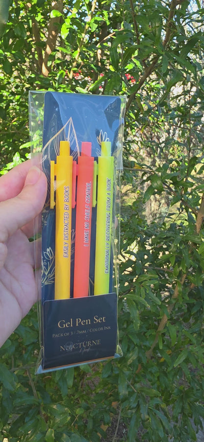 I Have No Shelf Control  - Bookish Pen Set - Gift For Book Lover