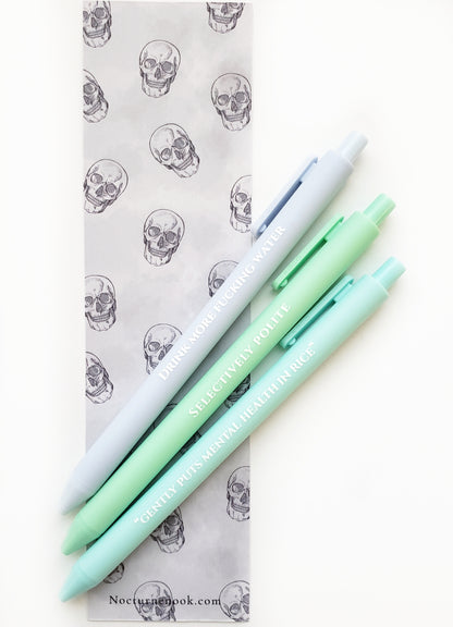 Sweary Self Care Pen Set