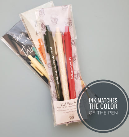 Work Hard & Swear Often Pen Set