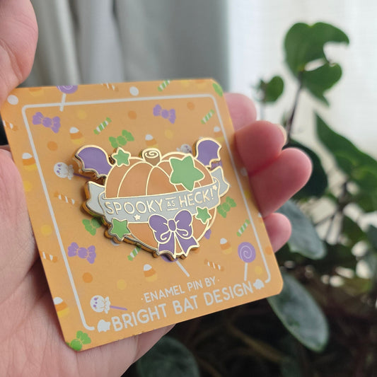Enamel Pins: Spooky as Heck