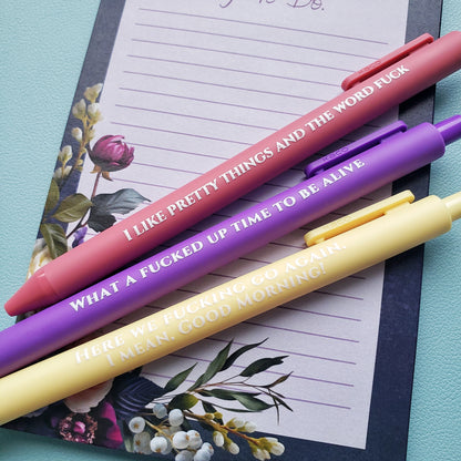 I Like Pretty Things Pen Set