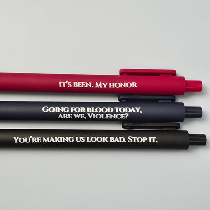 Wingleader Inspired Pen Set  | Bookish Gift for Fantasy Readers