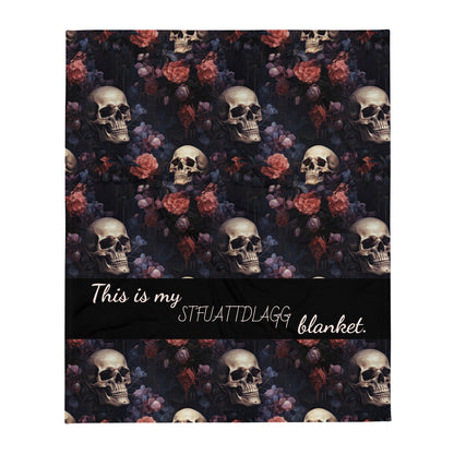 STFUATTDLAGG Throw Blanket - Gift for Dark Romance Reader